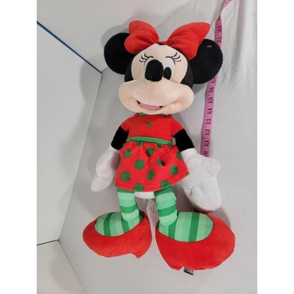 Disney Minnie Mouse Holiday 2018 Plush Stuffed Animal 21” Christmas Collection - Picture 9 of 10